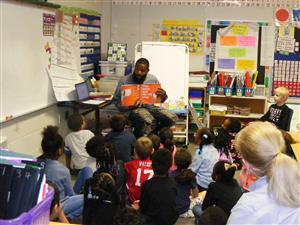 guest reader in class 